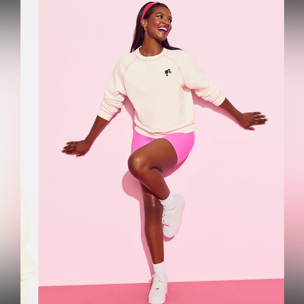 Barbie x Bandier Fleece Crewneck XS
